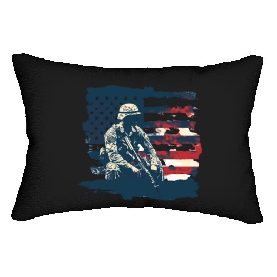 US Memorial Day Lumbar Pillows