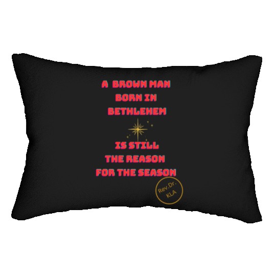 Brown Man Born In Bethlehem 2 Lumbar Pillows