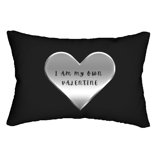 I Am My Own Valentine Lumbar Pillows