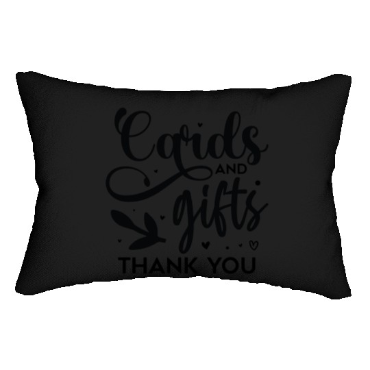 Cards And Gifts Thank You Lumbar Pillows