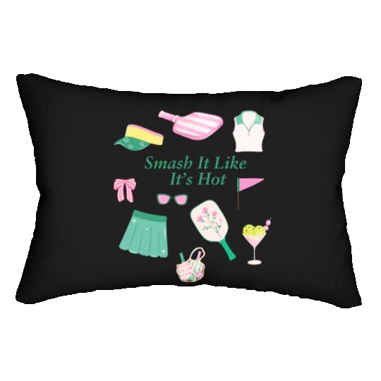 Padel Club Doodles Paddle Tennis Lumbar Pillows