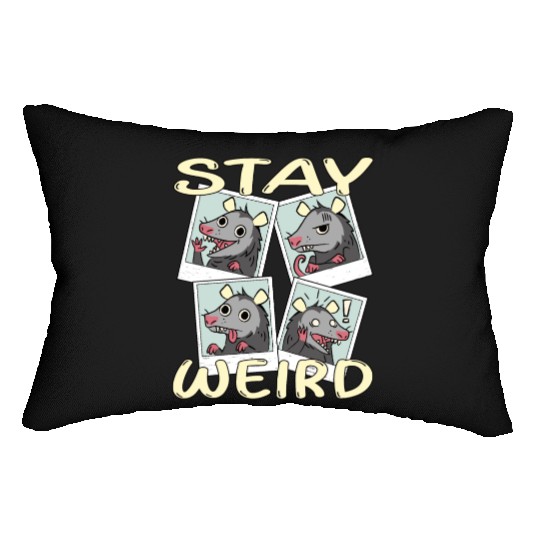 Stay Weird Lumbar Pillows
