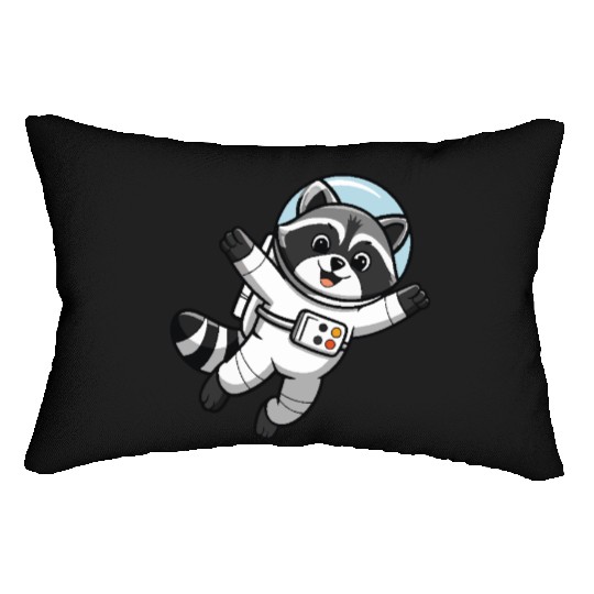 Astro Racoon for Kids Astronaut Lumbar Pillows