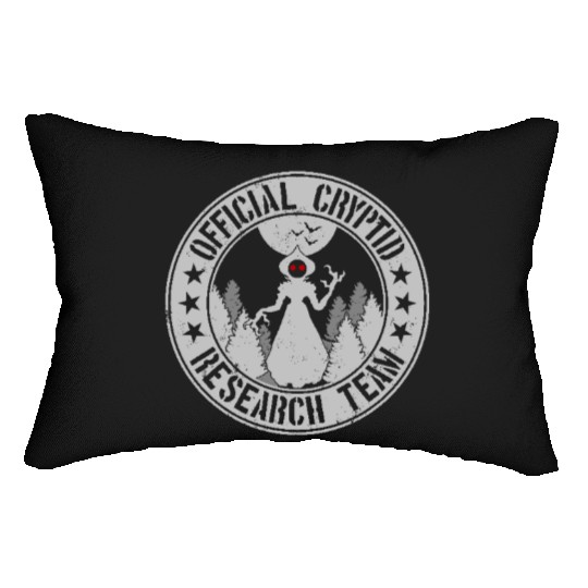 Cryptid Research Team | Cryptids Flatwoods Monster Lumbar Pillows