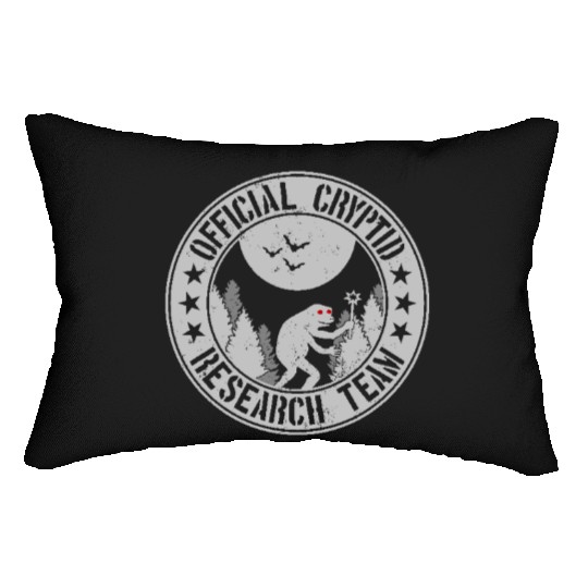 Cryptid Research Team | Cryptids Loveland Frogman Lumbar Pillows