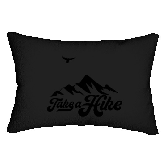 Take A Hike Lumbar Pillows