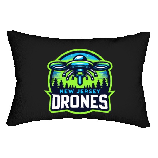 New Jersey Drones Lumbar Pillows