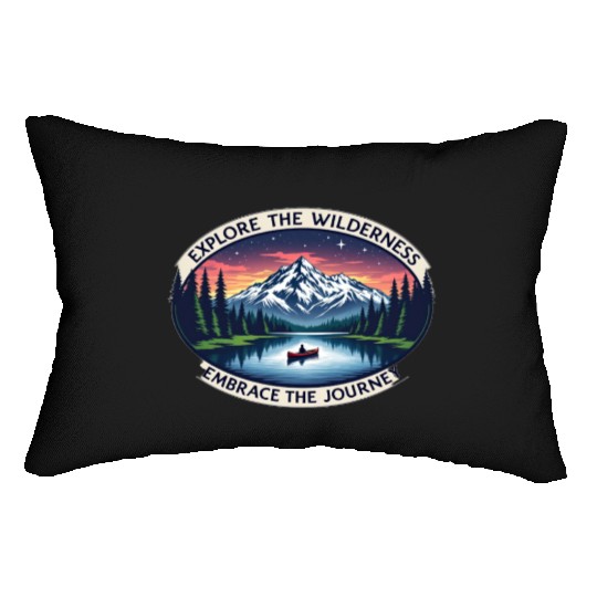 Explore the Wilderness, Embrace the Journey Lumbar Pillows