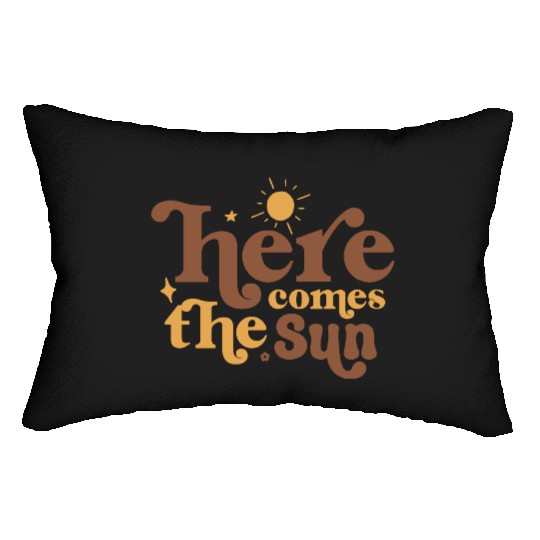 Here Comes The Sun Lumbar Pillows