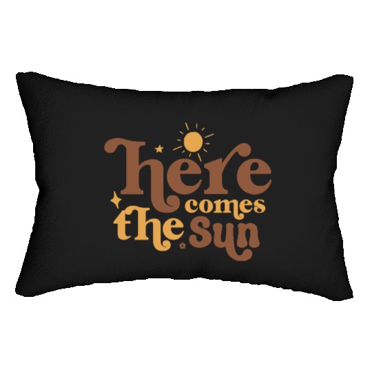 Here Comes The Sun Lumbar Pillows