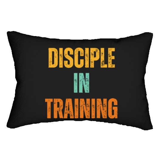 Retro Disciple in training barbell Lumbar Pillows