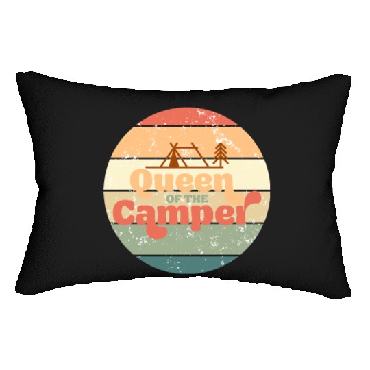 Queen Of The Camper Lumbar Pillows