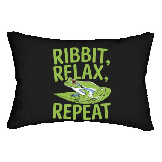 American Green Tree Frog Lover Animal Froggy Toad Lumbar Pillows