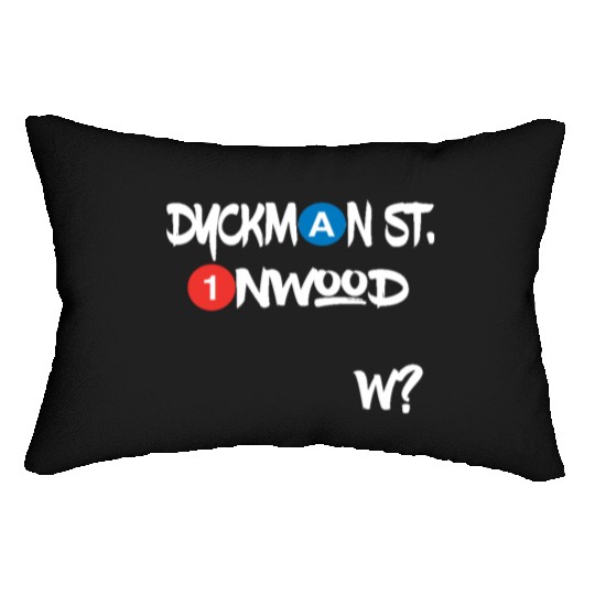 DYCKMAN ST INWOOD WHO WHITE Lumbar Pillows