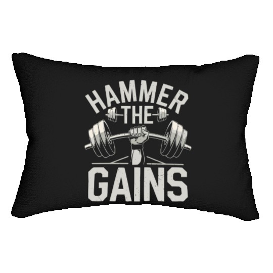 Hammer Curls Bodybuilding Fitness Workout Gym Lumbar Pillows