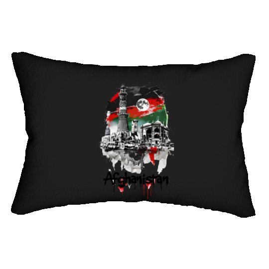 Kabul Store Afghanistan Urban View Lumbar Pillows