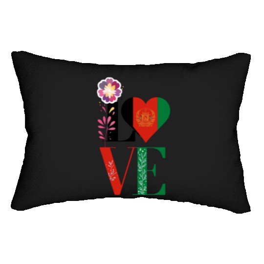 Kabul Store Love Afghanistan Lumbar Pillows
