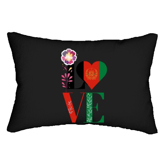 Kabul Store Love Afghanistan Lumbar Pillows