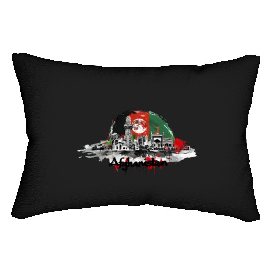 Kabul Store Afghanistan Urban Famous Buildings Lumbar Pillows