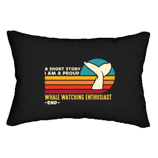 Whale Watching A Short Story I Am Marine Biologist Lumbar Pillows
