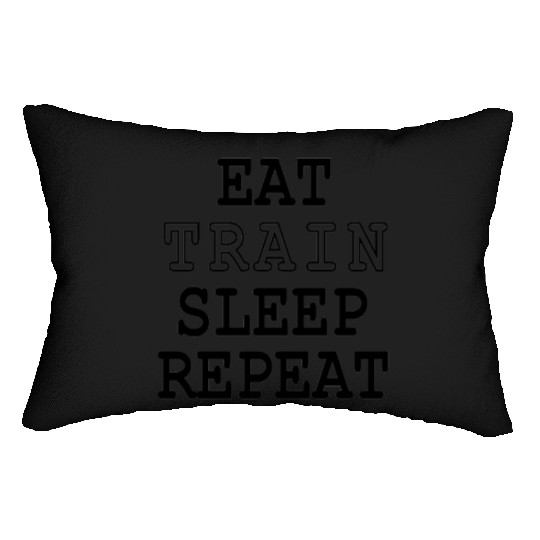 Fit Life - Eat, Train, Sleep, Repeat Lumbar Pillows