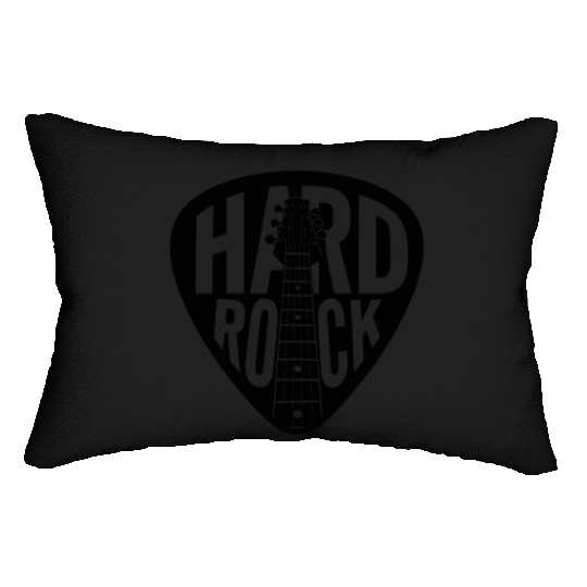 Hard Rock Guitar Pick Lumbar Pillows