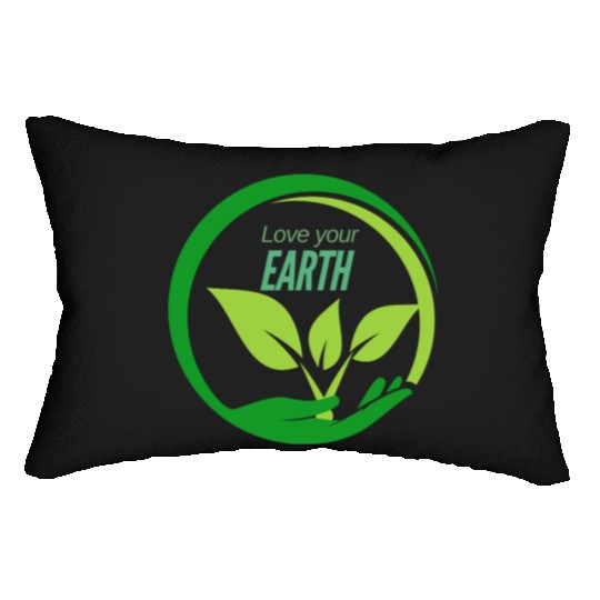 love your earth sustainability Lumbar Pillows
