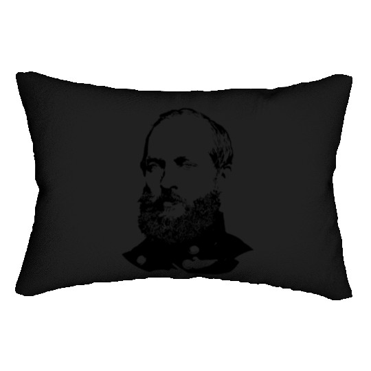 President James Abraham Garfield Lumbar Pillows