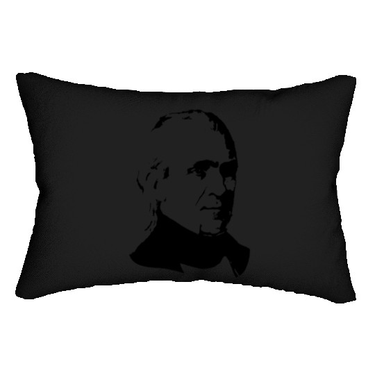 President James K Polk Lumbar Pillows
