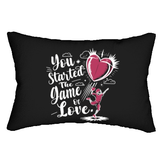 Kickoff to My Heart Lumbar Pillows