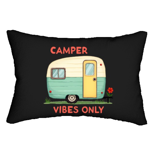 Camper Vibes Only: Nature Camping Lumbar Pillows