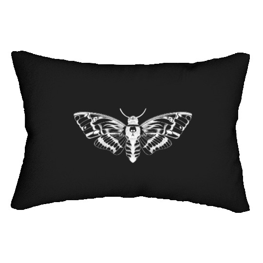 Death’s Head Hawk Moth Lumbar Pillows