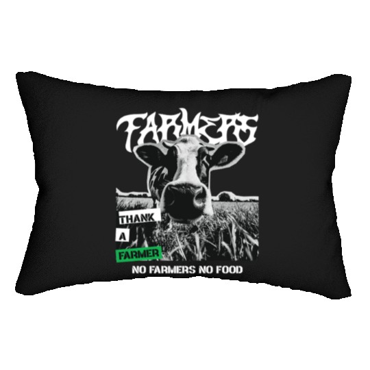 Thank a farmer DESIGN Lumbar Pillows
