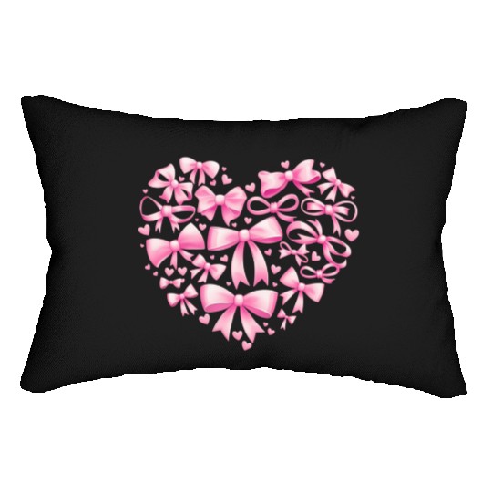 Valentines day Bowtiful Bowed Over Bowtique Bowtif Lumbar Pillows
