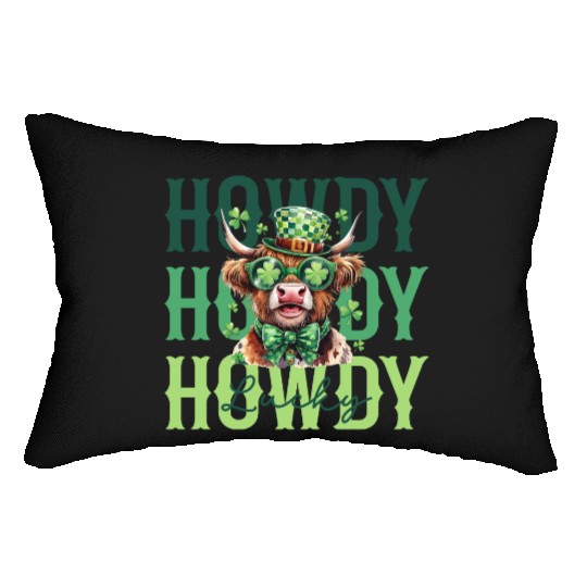 Howdy Howdy Howdy Lucky St Patricks Lumbar Pillows