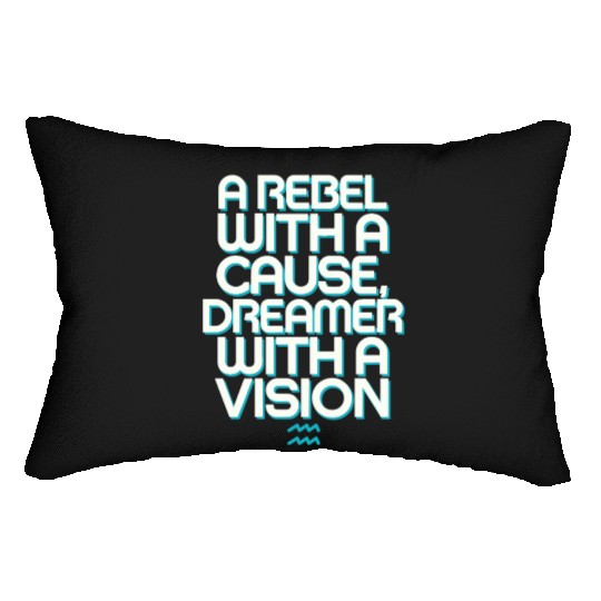 Aquarius Zodiac: Rebel With A Cause, Dreamer With Lumbar Pillows