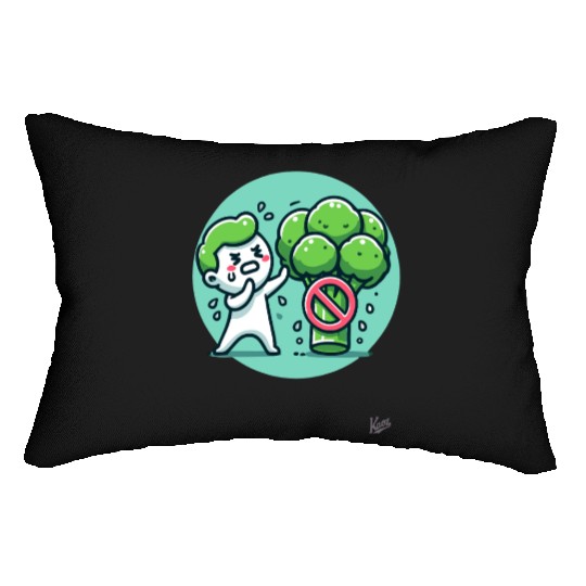 No Broccoli – Funny Anti-Veggie Design Lumbar Pillows