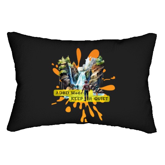 NEURODIVERGENT adhd noise Lumbar Pillows