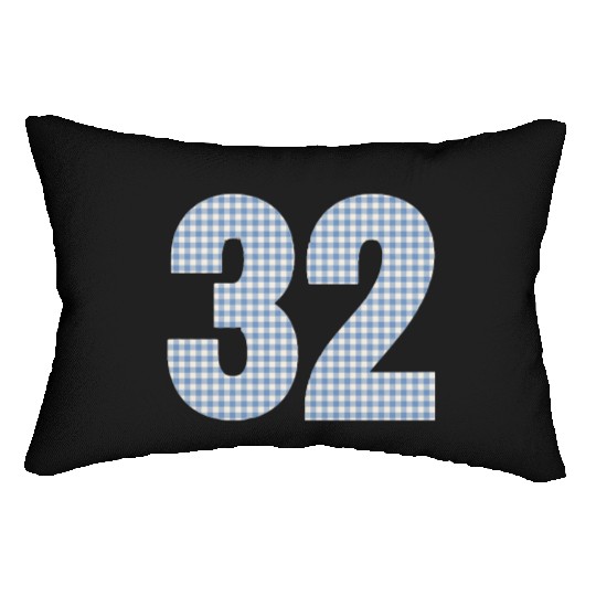 ️ Oversized Gingham 32 ️ Lumbar Pillows
