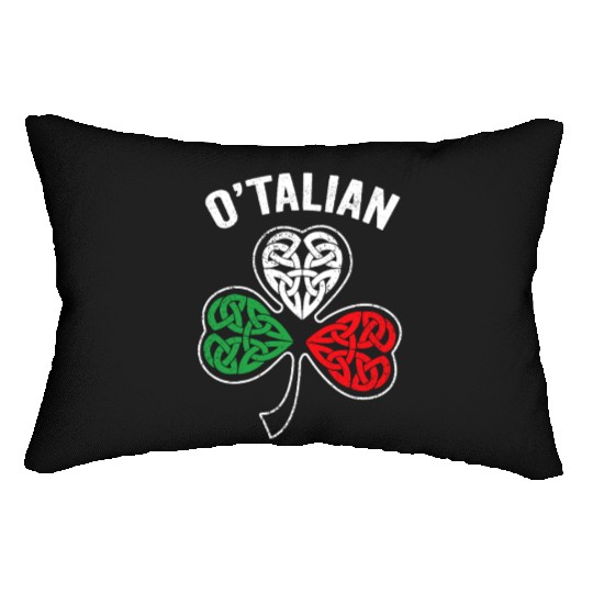 O'talian St Patricks Day Italian Italy Flag Italia Lumbar Pillows