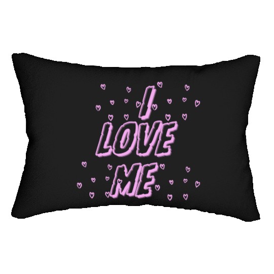 I love me – Self-Love & Confidence Design Lumbar Pillows