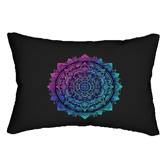 Music Festival Lumbar Pillows - Colorful Yoga Outfit