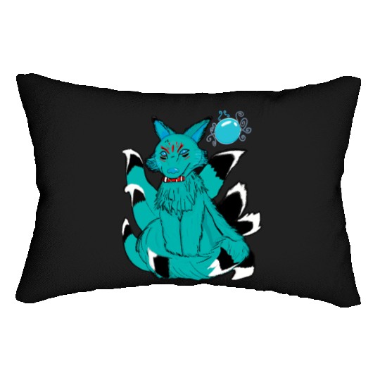 Kyūbi no kitsune or Nine Tailed Fox Lumbar Pillows