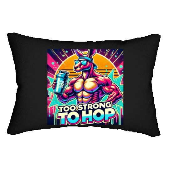 Retro Muscle Kangaroo Lumbar Pillows
