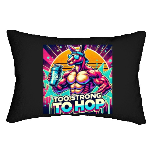 Retro Muscle Kangaroo Lumbar Pillows