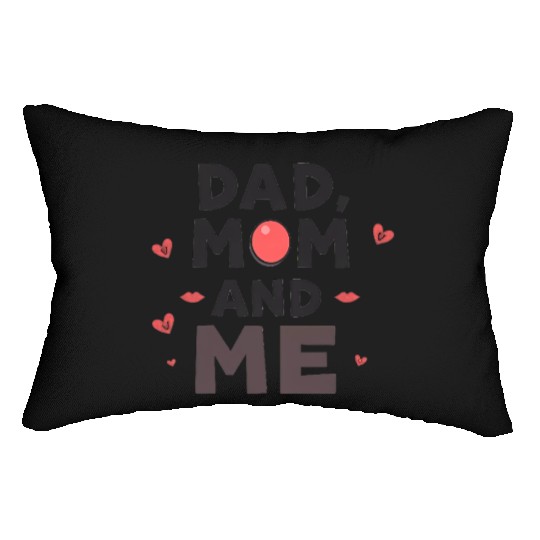 Dad, Mom, and Me: Family Love Lumbar Pillows