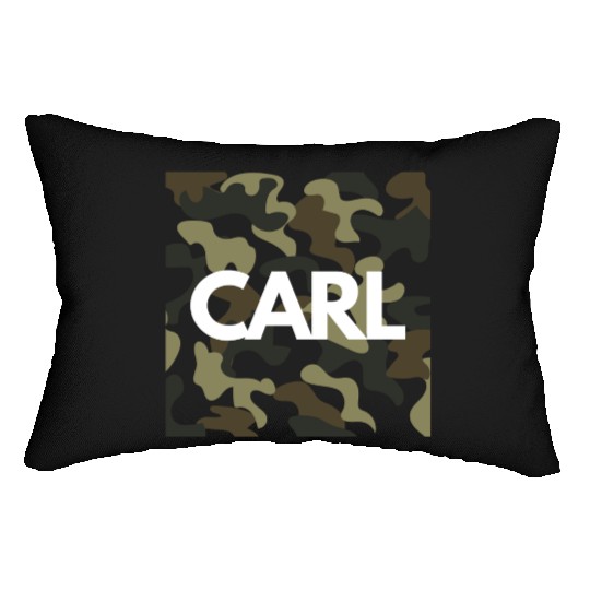 Carl Name Lumbar Pillows for Men Good Quality Camouflage