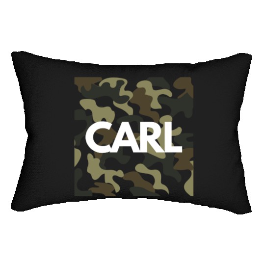 Carl Name Lumbar Pillows for Men Good Quality Camouflage