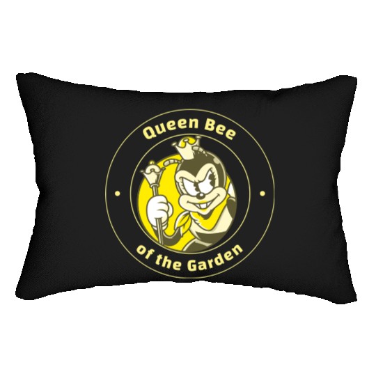 Queen Bee of the Garden Lumbar Pillows