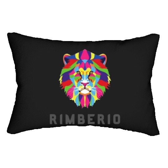 Remberio Lion Graphic Design – Bold, Creative & Pr Lumbar Pillows